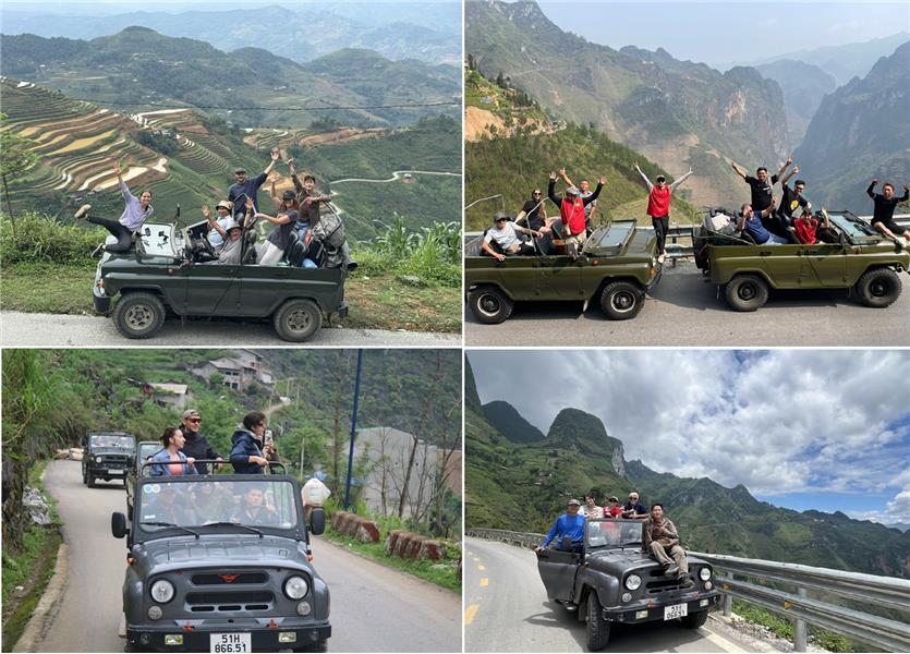 HA GIANG ARMY OPEN AIR JEEP 4 DAY TOUR  $ 520/ PERSON
